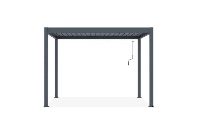 CAZEBOO Pérgola Bioclimática PIANA Aluminio 3x2 m Antracita Autoportante