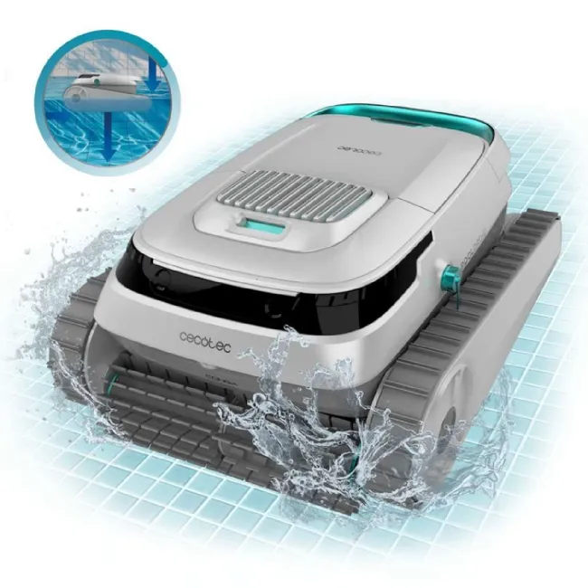 Cecotec Robot Limpiafondos Conga Pooldroid 5000 TotalClean Pearl 100m²