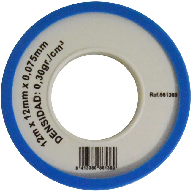 S&M Cinta de Teflón 12 m x 12 mm – Estanqueidad para Roscas