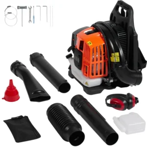 SucceBuy Soplador de Mochila Gasolina 52CC 480CFM 281km/h 1