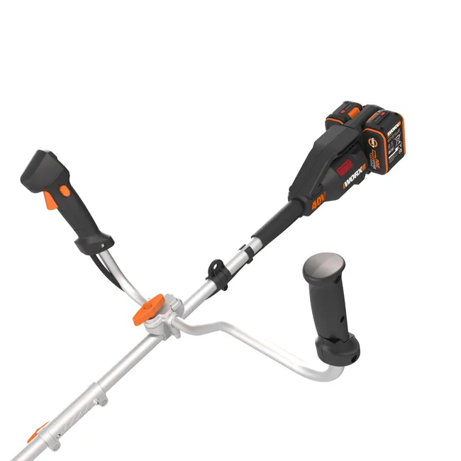 WORX Desbrozadora a Batería Nitro 40V 4Ah con 2 Baterías y Disco